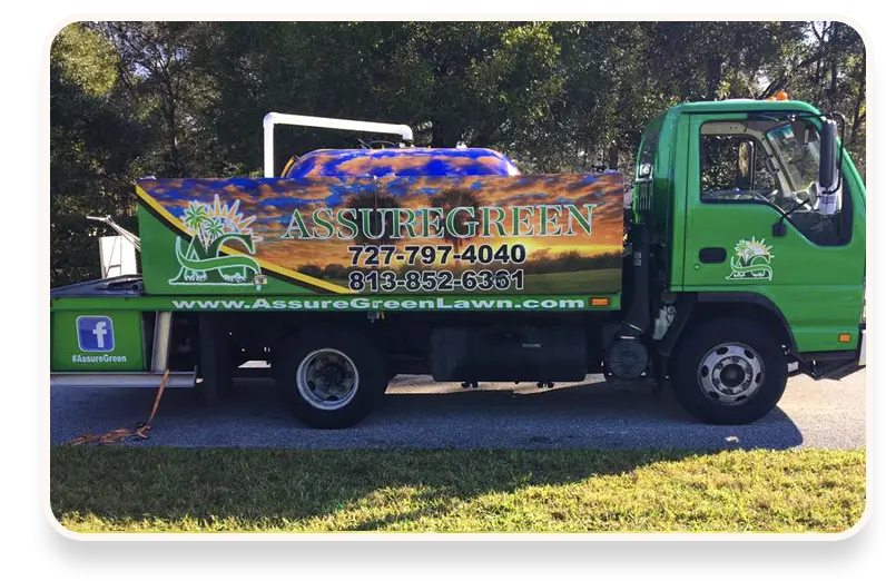 Assure Green Lawn Truck