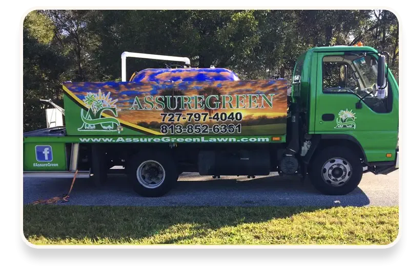 Assure Green Lawn Truck